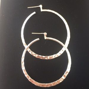 Silpada Hammered .925 Sterling Silver Earrings